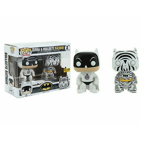 Zebra & Bullseye Batman, 2 Pack, HT Exclusive, (Condition 7/10)