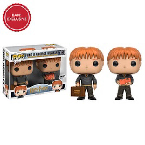 Fred & George Weasley 2 Pack, BAM Exclusive (Condition 7.5/10)