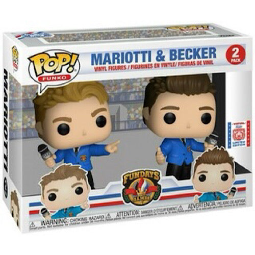 Mariotti & Becker, 2 Pack, 2021 Funko Virtual Fundays LE, (Condition 6.5/10)