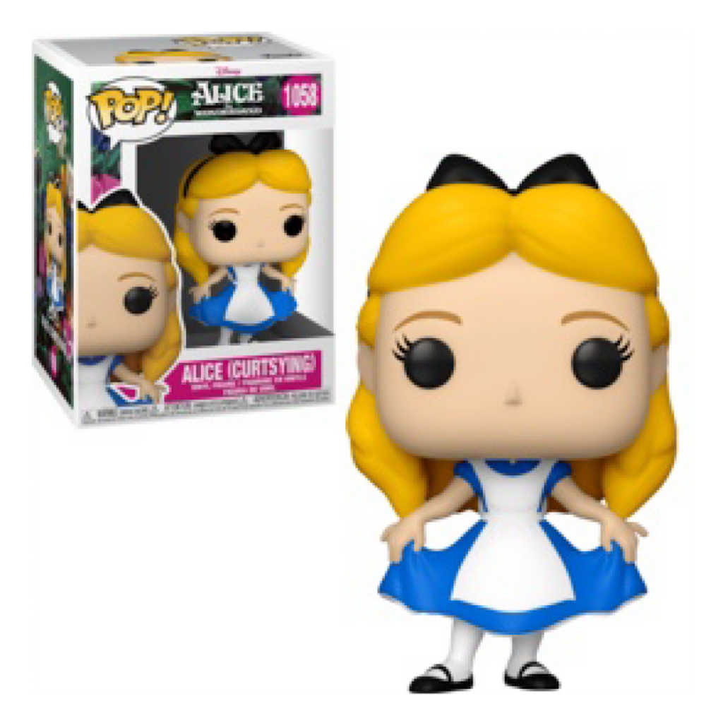 POP! Disney: Alice in Wonderland 70th – Alice Curtsying, #1058, (Condition 7/10)