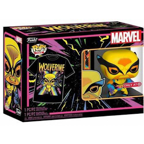 Wolverine Pop! and Tee Box Set (Blacklight), Size: L, Target Exclusive