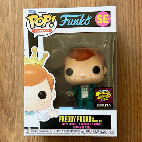 Freddy Funko, as Player 456,  Blacklight Battle, LE2000, #SE, (Condition 6.5/10)