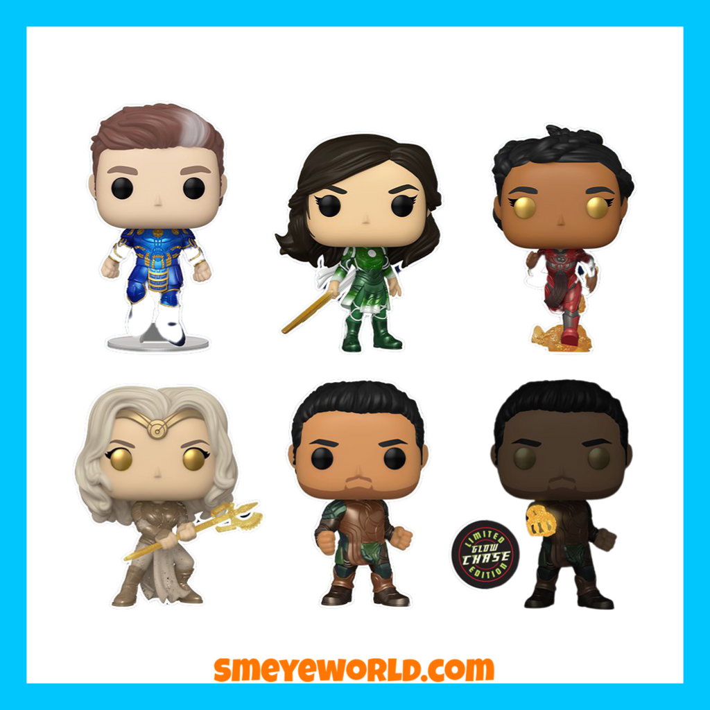 Pop! Marvel: Eternals set w/ Guaranteed Glow Chase