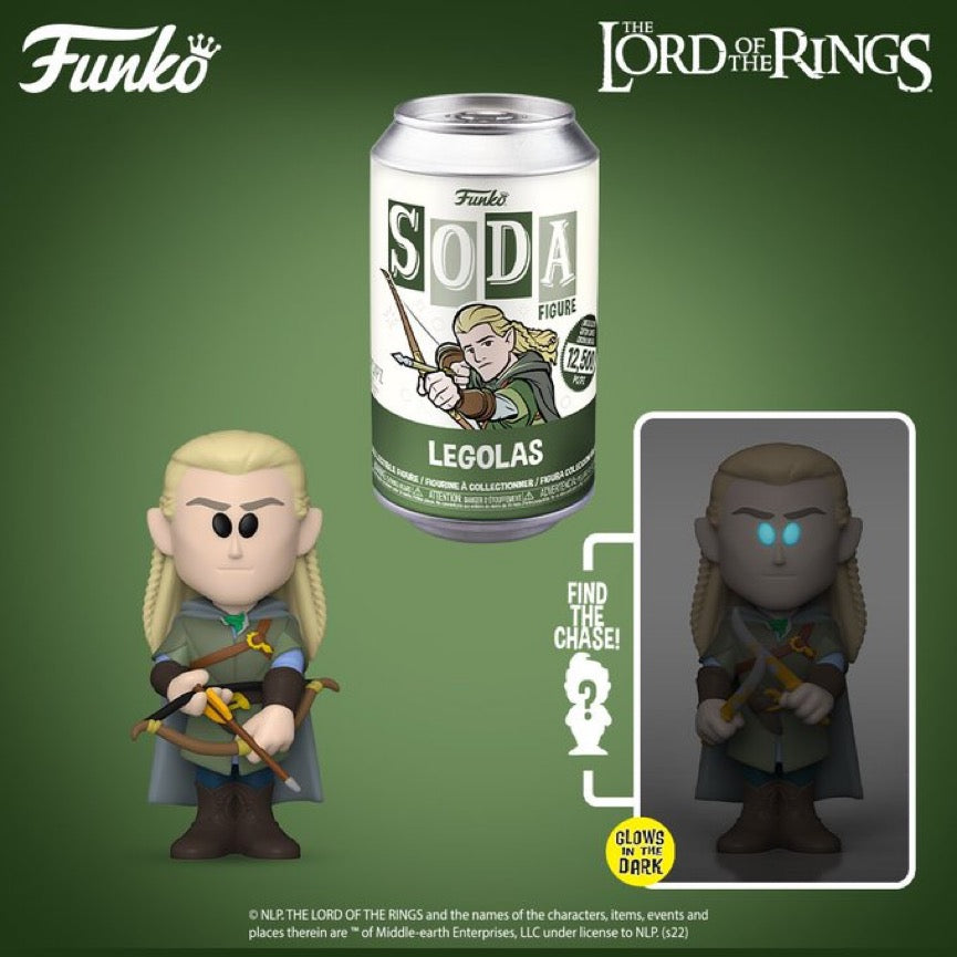 Vinyl Soda: Lord of the Rings- Legolas w/ Chance at Glow CHASE