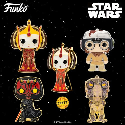 Pin Pop! Pins: Wave 7 - Star Wars, (Individuals/Full set with chase)