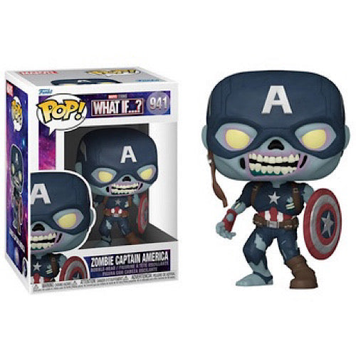 POP! What If...? - Zombie Captain America, #941, (Condition 7/10)