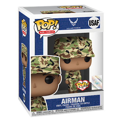 Pops! with Purpose - U.S. Air Force - Airman, Female 1, Camo Uniform, (Condition 7.5/10)