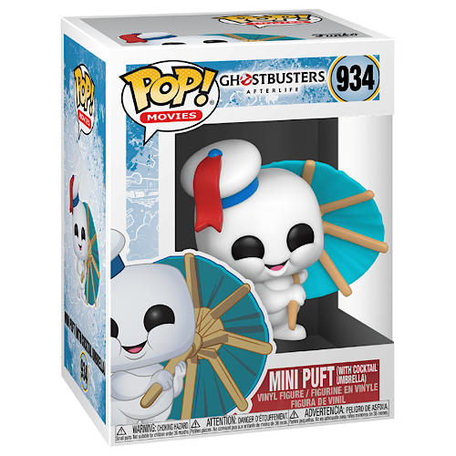 Pop! Movies -  Ghostbusters Afterlife - Mini Puft w/Cocktail Umbrella, #934
