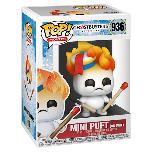 Pop! Movies -  Ghostbusters Afterlife - Mini Puft on Fire, #936