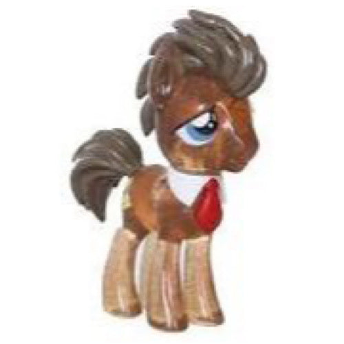 Dr. Whooves (Clear Glitter), Vinyl Collectible, (Condition 6.5/10)