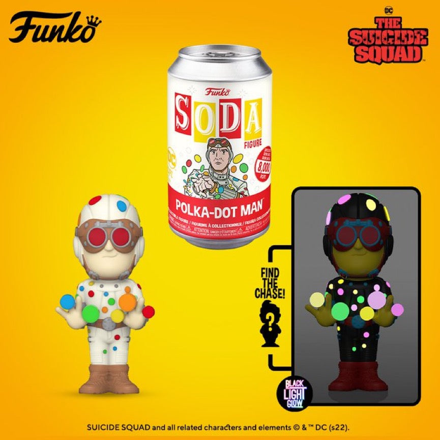 Vinyl Soda: The Suicide Squad- Polka-Dot Man w/ Chance at Blacklight CHASE