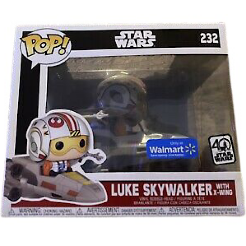 Luke Skywalker With X-Wing, Walmart Exclusive, #232, (Condition 5.5/10)