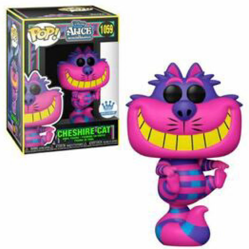 Cheshire Cat, Blacklight, Funko Shop Exclusive, #1059, (Condition 6/10)