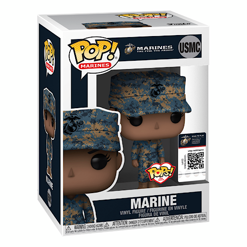 Pops! with Purpose - Marines, Female 3, Camo Uniform