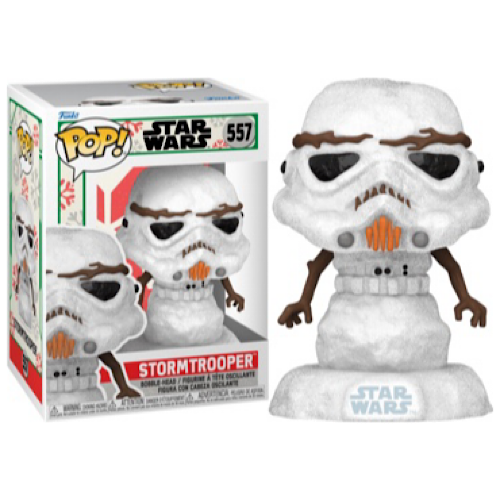 Pop! Star Wars: Holiday - Stormtrooper, Snowman, #557, (Condition 5/10)