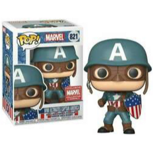 WWII Ultimates Captain America, Collector Corps Exclusive, #821, (Condition 7/10)