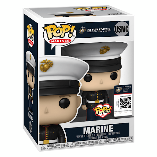 Pops! with Purpose - Marines, Male 1, Dress Blues Uniform, (Condition 8/10)