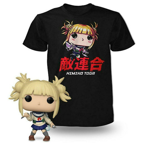 Himiko Toga (Unmasked) Pop! and Tee Set, Size: M, GameStop Exclusive