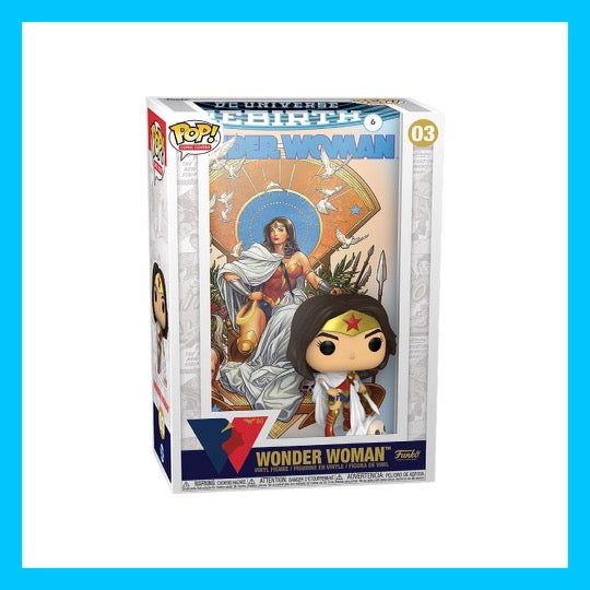 POP! Vinyl Comic Cover: WW 80th-WW(Rebirth )On Throne