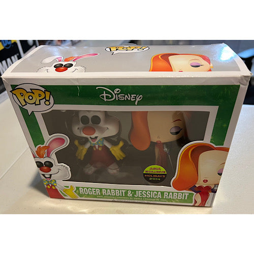 Roger Rabbit & Jessica Rabbit, 2014 Holiday Asia Exclusive, 2-Pack, (Condition 6.5/10)