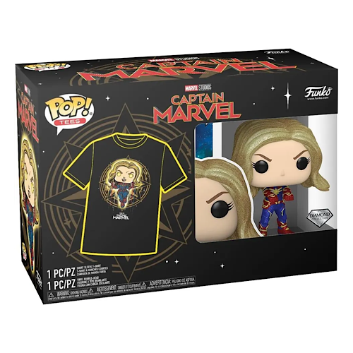 Pop Tee Marvel Captain Marvel Diamond Collection Smeye World
