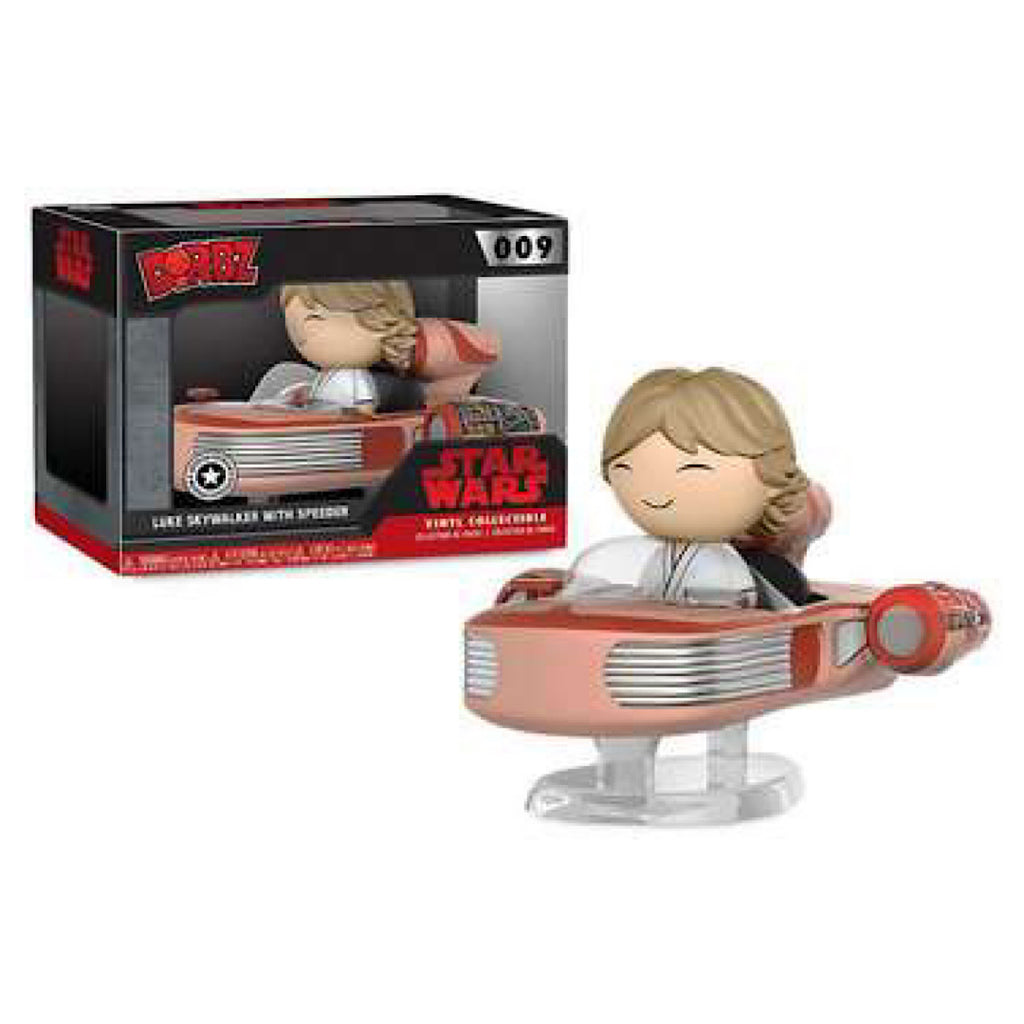Luke Skywalker with Speeder, Dorbz, Ridez, Special Edition, #009, (Condition 8/10)
