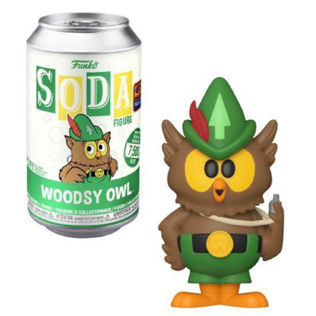 Vinyl SODA: Woodsy Owl, Common, Unsealed, Wondrous Convention Exclusive, (Condition 7/10)