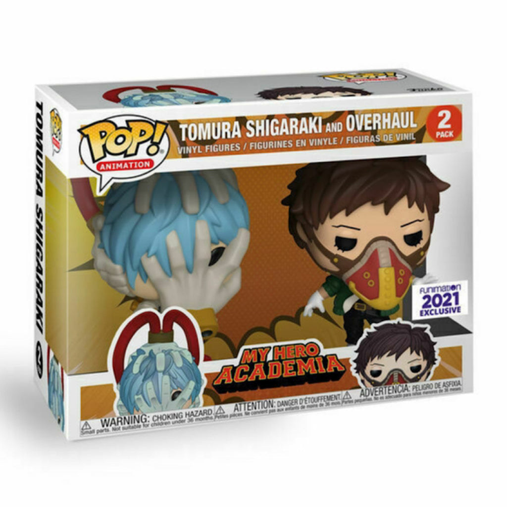Tomura Shigaraki and Overhaul, 2 Pack, 2021 Funimation Exclusive, (Condition 8/10)