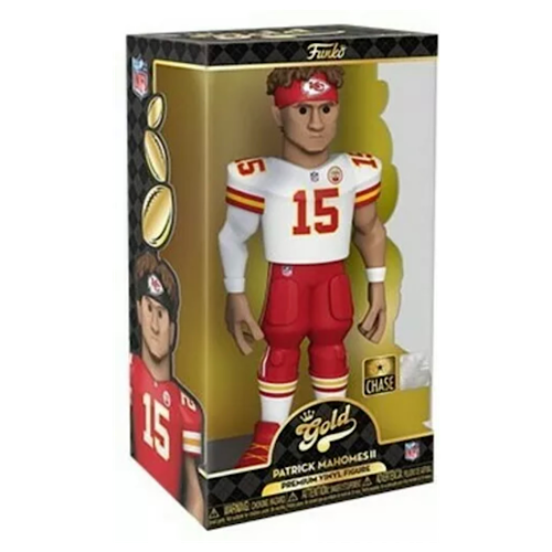 Vinyl Gold 12" NFL: Chiefs- Patrick Mahomes, CHASE