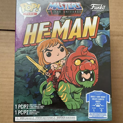 He-Man Pop! (Glow) and Tee, Size: XL
