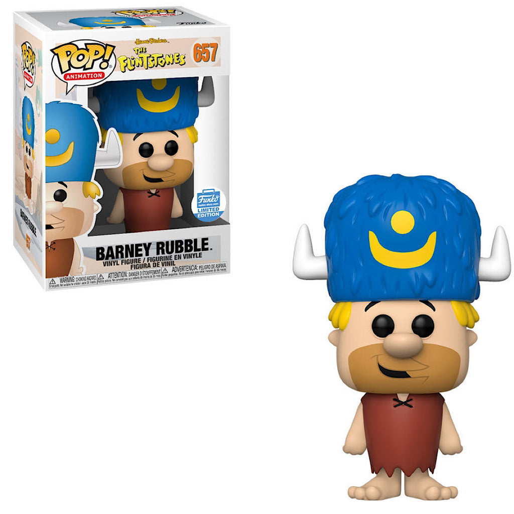 Barney Rubble, Water Buffalo Hat, Funko LE, #657, (Condition 7.5/10)