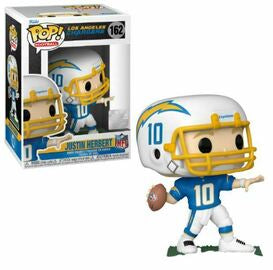 Pop! NFL: Chargers - Justin Herbert, Home Uniform, #162, (Condition 8/10)