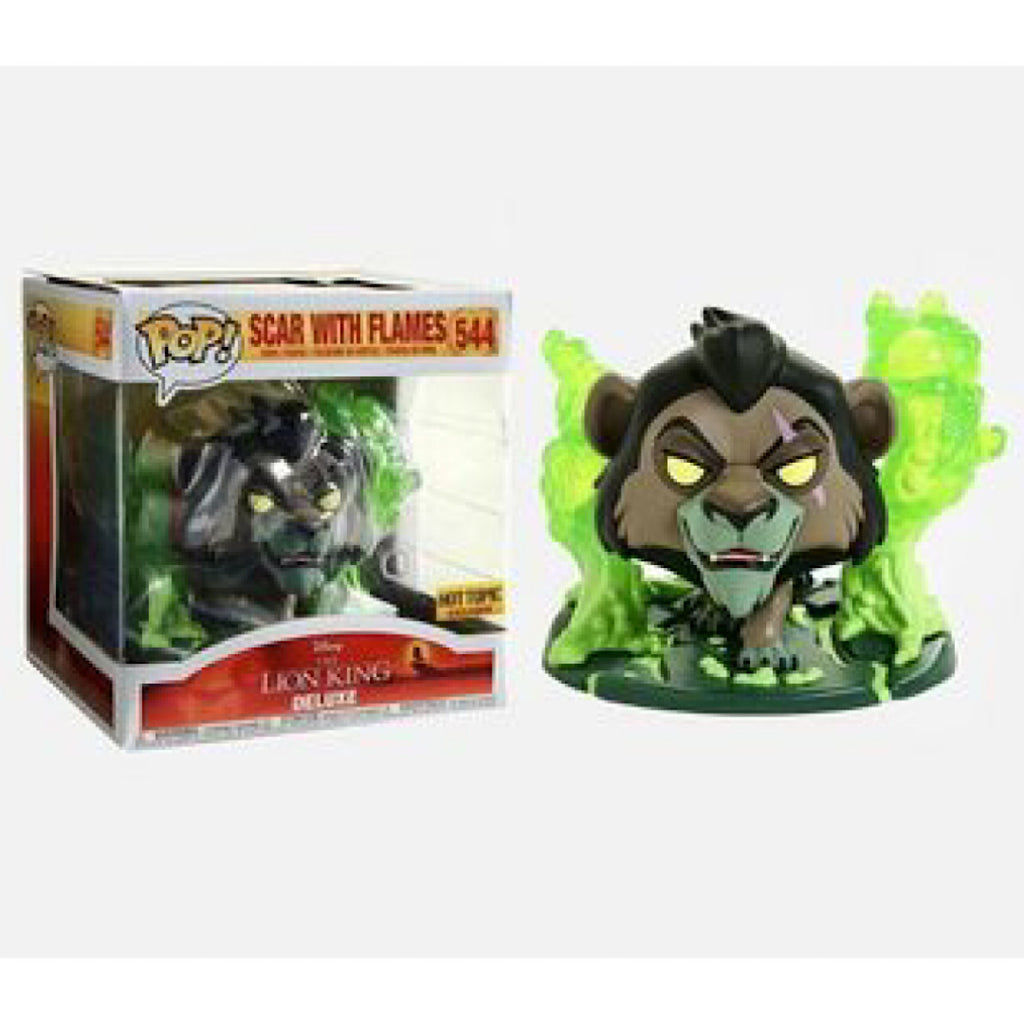 Scar with Flames, Green, HT Exclusive, #544, (Condition 8/10)