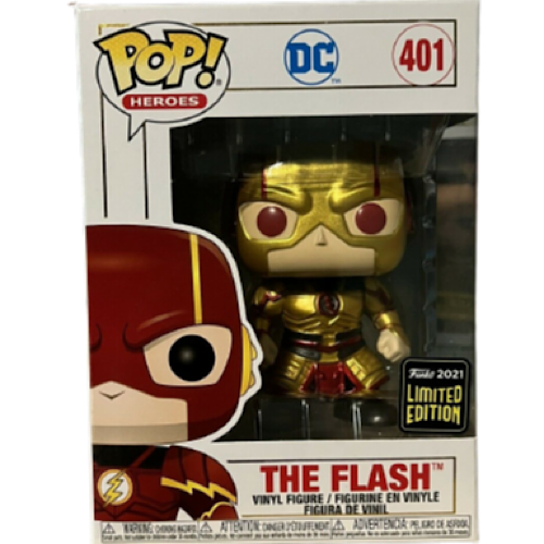 The Flash (Imperial Palace) (Metallic), DC, Funko 2021 LE, #401, (Condition: New/Near Mint)