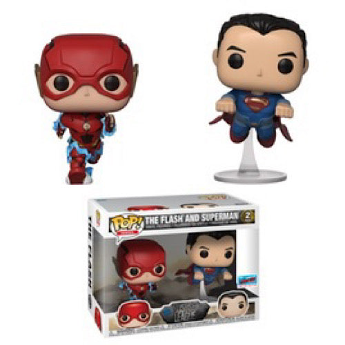 The Flash and Superman, 2-Pack, 2018 NYCC, (Condition 7/10)