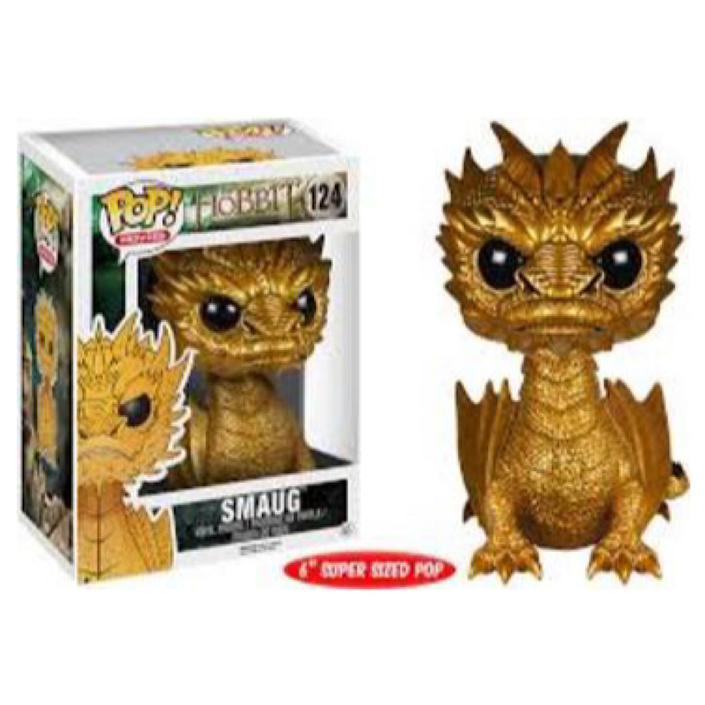 Smaug (Gold Metallic), 6 Inch, #124, (Condition 6.5/10)