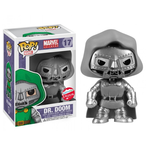 Dr. Doom (Black & White), Marvel, Fugitive Toys Exclusive, #17, (Condition 7/10)