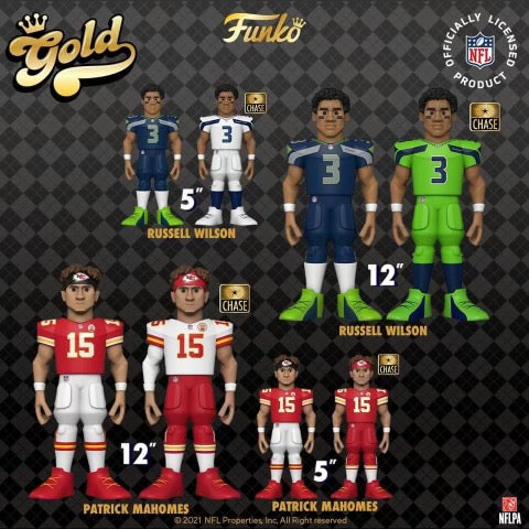 Funko Vinyl Gold 12 NFL: Chiefs - Patrick Mahomes with Chase 