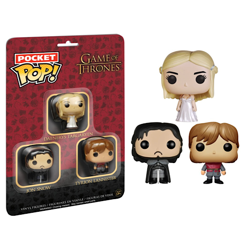Pocket Pop! Game Of Thrones, 3 Pack, (Condition 8/10)