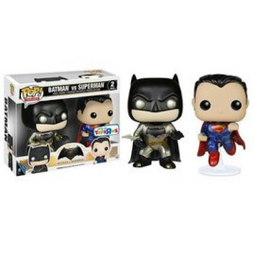 Batman vs Superman, 2 Pack, Toys R Us Exclusive, (Condition 7/10)