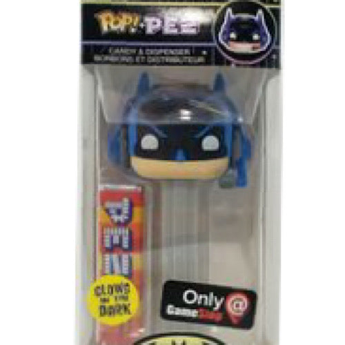 Funko PEZ: Batman (Gamer) (Gray Stem), Glow, Funko Pop! Pez: Toy, GameStop Exclusive