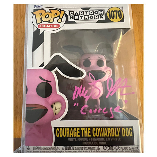 Courage the Cowardly Dog, Signed COA, #1070, (Condition 7.5/10)