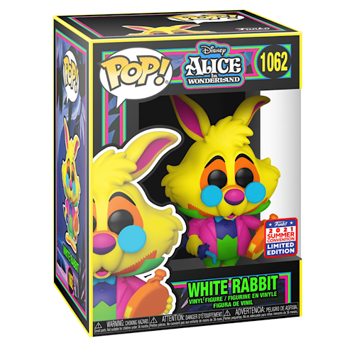 White Rabbit (Blacklight), 2021 Summer Convention Exclusive, #1062, (Condition 8/10)