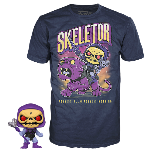 Skeletor Pop! and Tee, Size: L