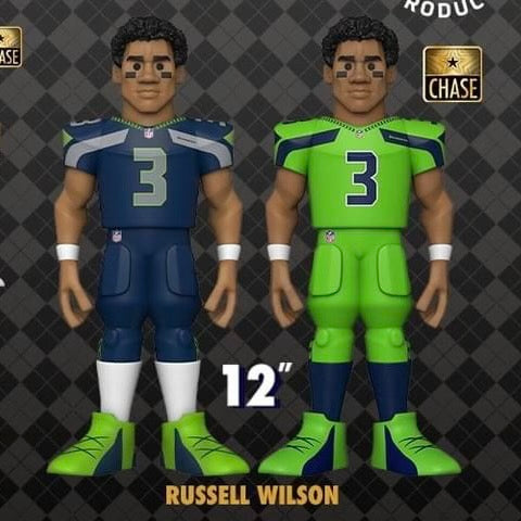 Vinyl Gold 12" NFL: Seahawks- Russell Wilson w/Chance at Chase
