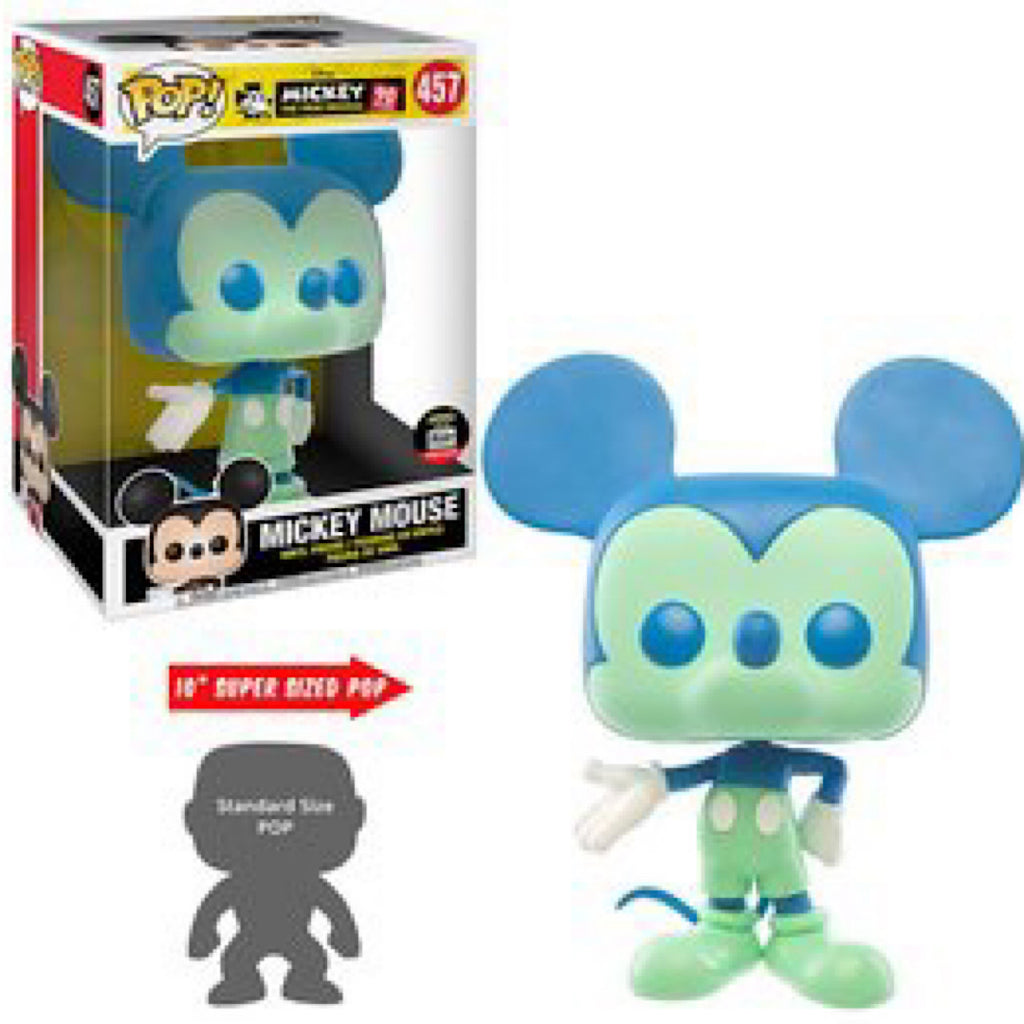 Mickey Mouse (Blue & Green), 10-Inch, Funko Shop LE, #457, (Condition 8/10)