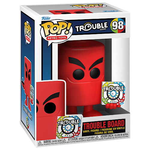 Pop! Retro Toys - Trouble Board, #98, (Condition 7/10)
