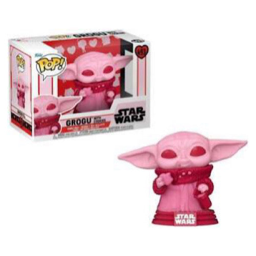 POP! Star Wars: Valentines S2 - Grogu, #493, ( Condition 7/10)