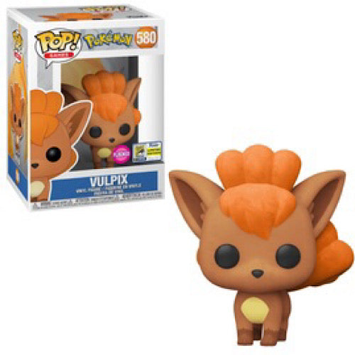 Vulpix, Flocked, SDCC, #580, (Condition 7.5/10)