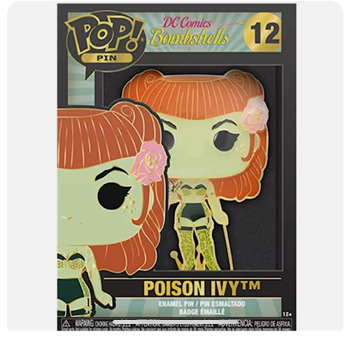 Pin Pop! Pins: Wave 7 - DC Comics Bombshells - Poison Ivy, #13